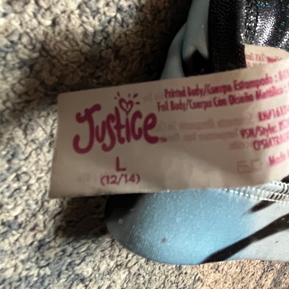 Girls size 12/14 Reversible Justice Bra. - Picture 4 of 7